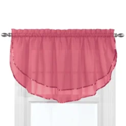 Collections Etc Elegance Sheer Ascot Window Valance, Allows Light To Enter While Maintaining Privacy - Decorative Accent For Any Room In -Home Decor Store GUEST 313d5f6b d3f0 402f 998d ecdd513bcf0a