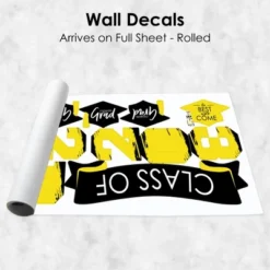 Big Dot Of Happiness Yellow Class Of 2023 Graduation Party Wall Decals Set Of 20 -Home Decor Store GUEST 318eff78 3b81 4a17 97e1 6405bcc398a0