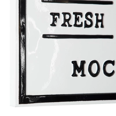 Farmhouse Metal Words And Text Wall Decor White/Silver - Olivia & May 4 Farmhouse Metal Words And Text Wall Decor White/Silver - Olivia & May - Image 2