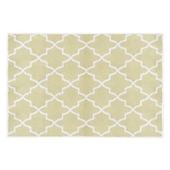 Sussexhome Lattice Collection Cotton Heavy Duty Low Pile Area Rug , 2' X 3' -Home Decor Store GUEST 38f9cea4 1584 4940 902f 7c7778689919