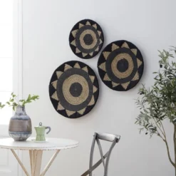 Set Of 3 Cotton Plate Handmade Woven Wall Decors - Olivia & May 16 Set Of 3 Cotton Plate Handmade Woven Wall Decors - Olivia & May -Home Decor Store GUEST 39ac057c f84e 4e9a a190 fca355b8ace5