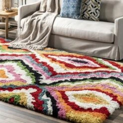 NuLOOM Handmade Carnival Abbey Shaggy Area Rug 19 NuLOOM Handmade Carnival Abbey Shaggy Area Rug -Home Decor Store GUEST 3a0056c7 78b1 4e1d ae2e 3c1bd6eb6349