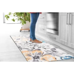 World Rug Gallery Modern Floral Anti Fatigue Standing Mat 19 World Rug Gallery Modern Floral Anti Fatigue Standing Mat -Home Decor Store GUEST 3a92d074 6a23 4fe6 bd06 7a6ea152aa3c