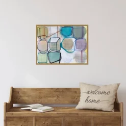 24" X 18" Paper Abstract 3 By Taitz Duffy Framed Canvas Wall Art - Amanti Art -Home Decor Store GUEST 3a9661d9 1055 45bc a241 dab013f059ac