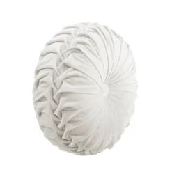 15" Pleated Round Throw Pillow - Lush Décor -Home Decor Store GUEST 3bae30dd 32eb 4217 b7ad e6e1729baebf