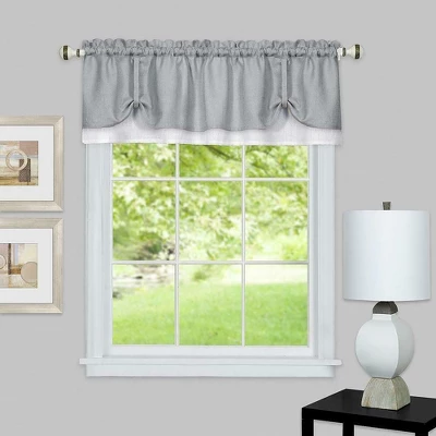 Kate Aurora Country Farmhouse Flax Linen Tie Up Window Valance 8 Kate Aurora Country Farmhouse Flax Linen Tie Up Window Valance - Image 6