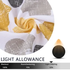 Geometric Quatrefoil Swag Valance Curtains For Windows Cotton Blend Fabric, 56" W X 36" L -Home Decor Store GUEST 3c4d0f0e f619 4f32 a836 c29144fd45d0