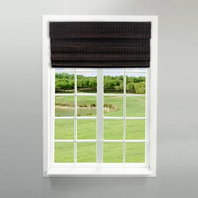 Radiance Newport 23x64-in Cordless Espresso Roman Shade 3 Radiance Newport 23x64-in Cordless Espresso Roman Shade