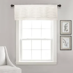 18"x52" Wave Texture Valance - Lush Décor -Home Decor Store GUEST 421f3408 23ee 40fa a2e8 7a3ca0d44279