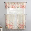 Rosalind Watercolor Floral Semi-Sheer Rod Pocket Kitchen Curtain Valance And Tiers Set Poppy Red - No. 918 -Home Decor Store GUEST 47606e23 5a5c 48c4 bf8b 2d648352e44b