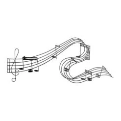 Metal Music Notes Wall Decor Black - Olivia & May -Home Decor Store GUEST 478cc107 d362 43b5 abb2 21e35ce7c922