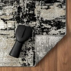 Luxe Weavers Distressed Abstract Area Rug, Non-Shedding Carpet -Home Decor Store GUEST 48232cb2 343f 49f9 b994 503c0ad990d6