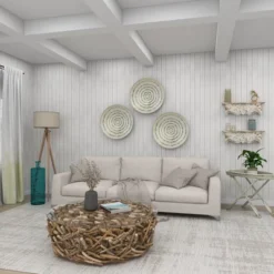 Mother Of Pearl Plate Handmade Mosaic Wall Decor Beige - Olivia & May -Home Decor Store GUEST 4858ae33 f210 4248 9f32 b9363724c759