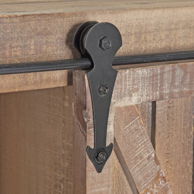 18" X 8" X 20" Decorative Farmhouse Cabinet - Kate & Laurel All Things Decor 4 18" X 8" X 20" Decorative Farmhouse Cabinet - Kate & Laurel All Things Decor - Image 2