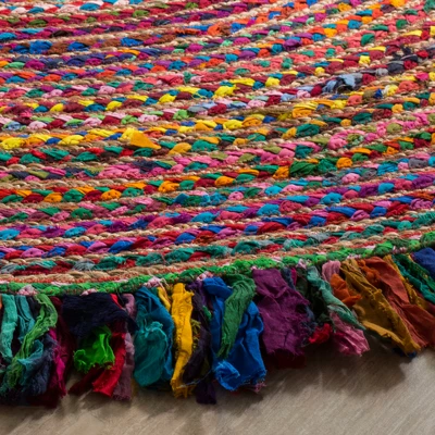 Vicki Stripe Woven Round Accent Rug - Safavieh 3 Vicki Stripe Woven Round Accent Rug - Safavieh