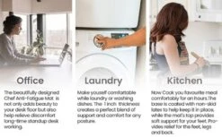 J&V TEXTILES 20" X 55" Oversized Cushioned Anti-Fatigue Kitchen Runner Mat (Kitchen Art) -Home Decor Store GUEST 4bdcb327 b5b1 4734 adbf bb601544a31b