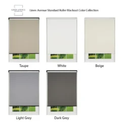 Linen Avenue Cordless Blackout Roller Shade, Beige And Taupe -Home Decor Store GUEST 4c2f1f83 1ef4 4c7d 9049 fbb331f7d7cf 1
