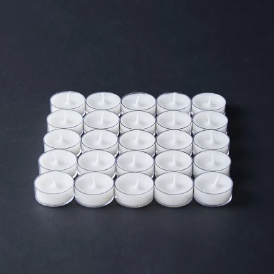 Tagltd Unscented Basic Clear Cup Tealight Candle 25 Pack 3 Tagltd Unscented Basic Clear Cup Tealight Candle 25 Pack