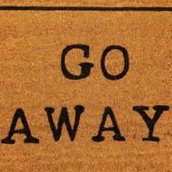 Juvale Go Away Doormat, Funny Front Door Welcome Mat For Outdoor Porch Or Patio, Natural Coco Coir, 17 X 30 In -Home Decor Store GUEST 4c7c2d75 39f9 4d57 8d64 63a8f430f963