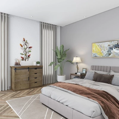 Metal Leaf Wall Decor - Olivia & May 9 Metal Leaf Wall Decor - Olivia & May - Image 7