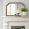 36" X 26" French Country Mantle Wood Mirror Natural - Threshold™ -Home Decor Store GUEST 4e87bb24 bf24 4e6a 8a30 c8b4a0959b21