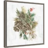 16" X 16" Holiday Spirit Pinecone Wreath By PI Studio Framed Canvas Wall Art - Amanti Art -Home Decor Store GUEST 4e9707d4 fc02 4326 a73b 2ffa74712f94