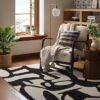 Abstract Inkblot Rug Black/White - Threshold™ -Home Decor Store GUEST 4ebd94c0 588c 4d37 a38f 2a8f134bc60b