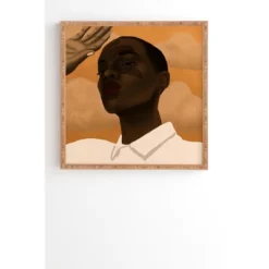 Nawaalillustrations Suns Out Framed Wall Art Bamboo - Deny Designs -Home Decor Store GUEST 4f528269 7c28 4478 9fda 6b92b4ca7ce9