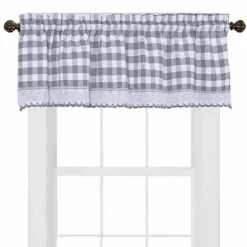 GoodGram Country Farmhouse Plaid Rod Pocket Window Valance Treatment -Home Decor Store GUEST 50a73093 48d6 4f91 8fec 95f1c00c1182