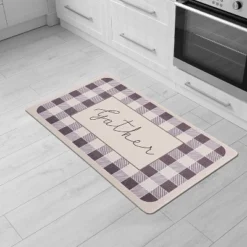 World Rug Gallery Gather Plaid Anti-Fatigue Standing Mat -Home Decor Store GUEST 50b3d55b 7228 48c5 8cb2 bc5e724d8c2f