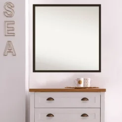 27" X 27" Non-Beveled Carlisle Espresso Narrow Wood Wall Mirror - Amanti Art 16 27" X 27" Non-Beveled Carlisle Espresso Narrow Wood Wall Mirror - Amanti Art -Home Decor Store GUEST 50e70a38 3005 47a6 afdc da4b82692bae