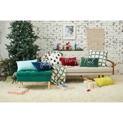 Carol & Frank Noel Green Velvet Beaded Throw Pillow 4 Carol & Frank Noel Green Velvet Beaded Throw Pillow - Image 2