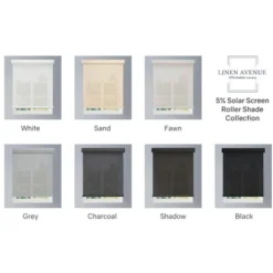 Linen Avenue Cordless Cassette 5% Solar Roller Shade,Black, Charcoal, And White 11 Linen Avenue Cordless Cassette 5% Solar Roller Shade,Black, Charcoal, And White -Home Decor Store GUEST 51ad8903 8953 4cda b847 92bf84b2ccca