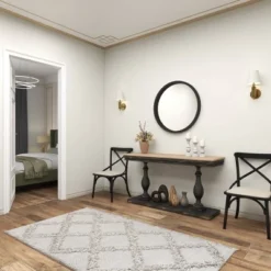 32" Contemporary Wood Wall Mirror Black - Olivia & May -Home Decor Store GUEST 522a296c db07 47d3 8f58 c44a746810fc