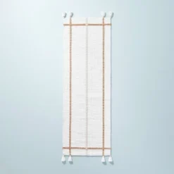 Bold Cross Stripes Tassel Rug Cream/Tan - Hearth & Hand™ With Magnolia -Home Decor Store GUEST 5339bf5a f9a7 455d 8155 624fc7ab37a7