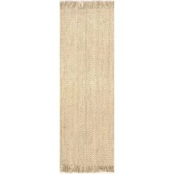 Hand Woven Don Jute With Fringe Rug - NuLOOM -Home Decor Store GUEST 561728b3 5d7b 41ae a6f1 bcf72594eccd