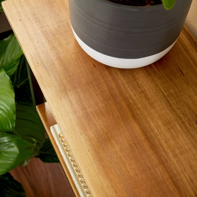 Industrial Metal Wall Shelf Set Of 2 Brown - Olivia & May 3 Industrial Metal Wall Shelf Set Of 2 Brown - Olivia & May