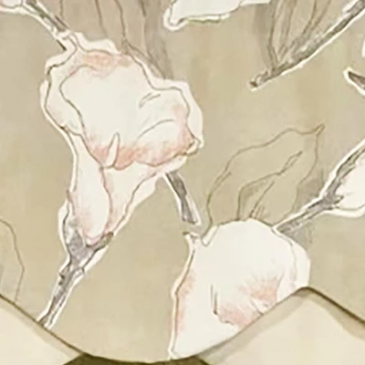 Calla Petticoat Valance 3in Rod Pocket Contrast Bottom Fabric 50in X 15in By RLF Home 4 Calla Petticoat Valance 3in Rod Pocket Contrast Bottom Fabric 50in X 15in By RLF Home - Image 2