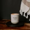 Sweet Water Decor Warm & Cozy 12oz Cream Stoneware Candle -Home Decor Store GUEST 5855a73c 27fc 45e7 8100 fd92de0f41ac