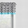 Bacati - Love Black/Turquoise Window Valance -Home Decor Store GUEST 5af214aa 42c5 4a3c 8b48 3e2ec26a4d7b