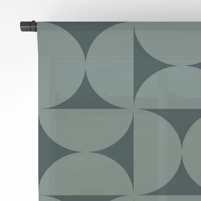 Color Poems Bold Minimalism XCIX Single Panel Sheer Window Curtain - Society6 5 Color Poems Bold Minimalism XCIX Single Panel Sheer Window Curtain - Society6 - Image 3