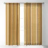 Little Arrow Design Co Ivy Stripes Mustard Single Panel Sheer Window Curtain - Deny Designs -Home Decor Store GUEST 5d509720 2b94 445c bb8a a9e4421a1e1f