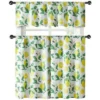 Kate Aurora Country Lemon Vine Complete 3 Piece Kitchen Curtain Tier & Valance Set - 58 In. W X 56 In. L, Multi -Home Decor Store GUEST 60503ebf d5d0 42ac b42c 2d5e8842bc3f