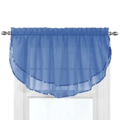 Collections Etc Elegance Sheer Ascot Window Valance, Allows Light To Enter While Maintaining Privacy - Decorative Accent For Any Room In -Home Decor Store GUEST 60a62b56 b1ed 42b0 9c47 9e1bdcb812e4