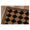 1'6"X2'6" Geometric Woven Door Mat Black/Natural - Erin Gates By Momeni