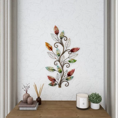 Metal Leaf Wall Decor - Olivia & May 14 Metal Leaf Wall Decor - Olivia & May - Image 12
