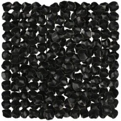 Metal Abstract Overlapping Folded Circle Wall Decor With Gold Accent Black - Olivia & May -Home Decor Store GUEST 65462c30 3852 48af 95e2 71678524e7a5