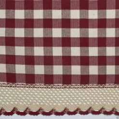 GoodGram Country Farmhouse Plaid Rod Pocket Window Valance Treatment -Home Decor Store GUEST 6aed1360 a923 41e2 9eba 4cf122aa0c5d