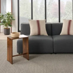 20"x20" Oversize Life Styles Woven Cotton Linen Striped Indoor Square Throw Pillow Maroon - Mina Victory 7 20"x20" Oversize Life Styles Woven Cotton Linen Striped Indoor Square Throw Pillow Maroon - Mina Victory -Home Decor Store GUEST 6b1363c5 1ab9 452c 88bb 20b867aaa857