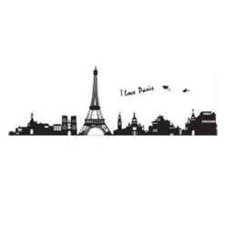 Unique Bargains Self Adhesive Buildings Eifel Tower Sticker Deca PVC Wall Mural 24" X 35" Black 1 Pc 15 Unique Bargains Self Adhesive Buildings Eifel Tower Sticker Deca PVC Wall Mural 24" X 35" Black 1 Pc -Home Decor Store GUEST 6f6231de 9552 437c 859e 74a7e8aa479b